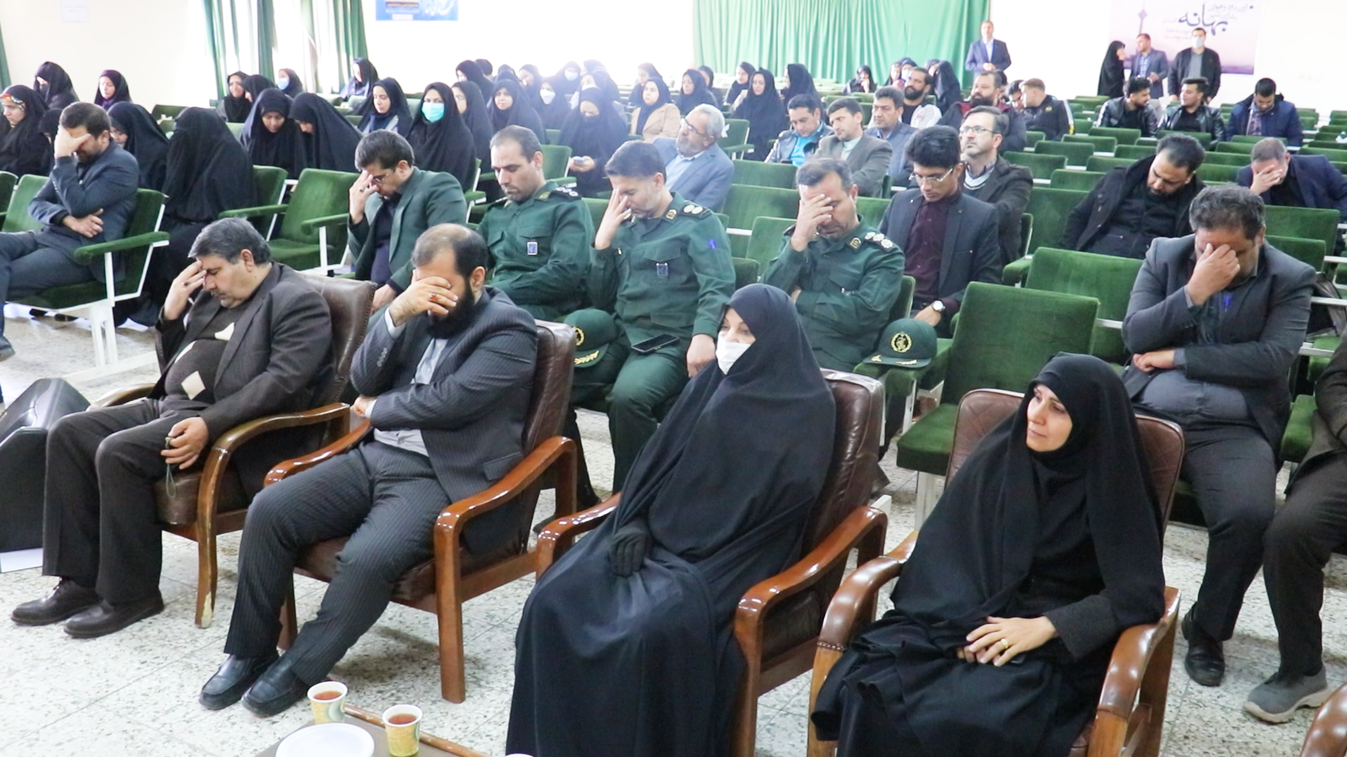 مراسم گرامیداشت سومین سالگرد شهادت حاج قاسم سلیمانی در دانشگاه آزاد اسلامی زرند